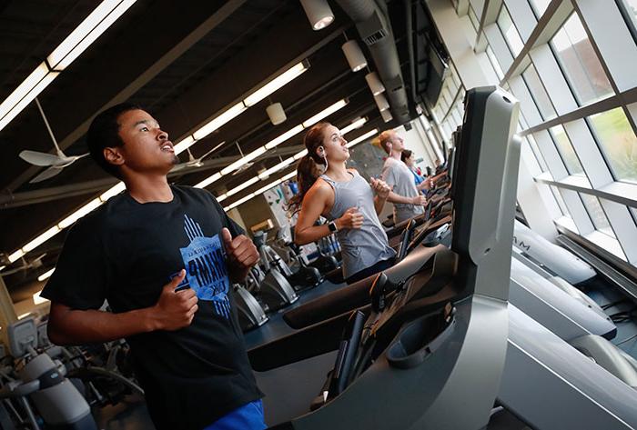 Several treadmills to help you work on cardio